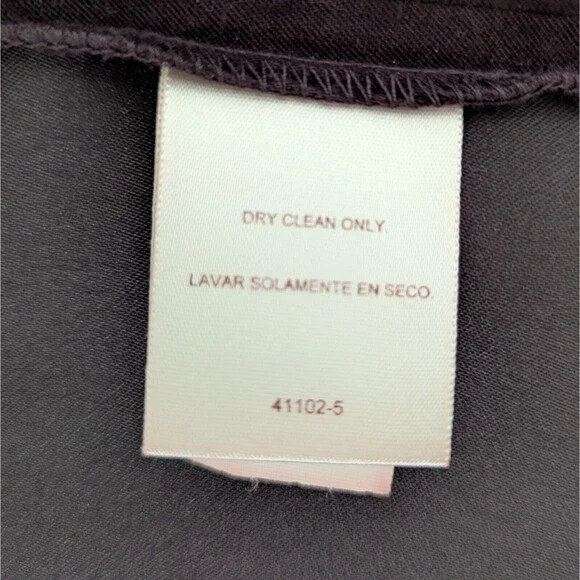 Worthington Burgundy‎ Velvet Velour Button Blazer Jacket Women Size 8P - Picture 11 of 11